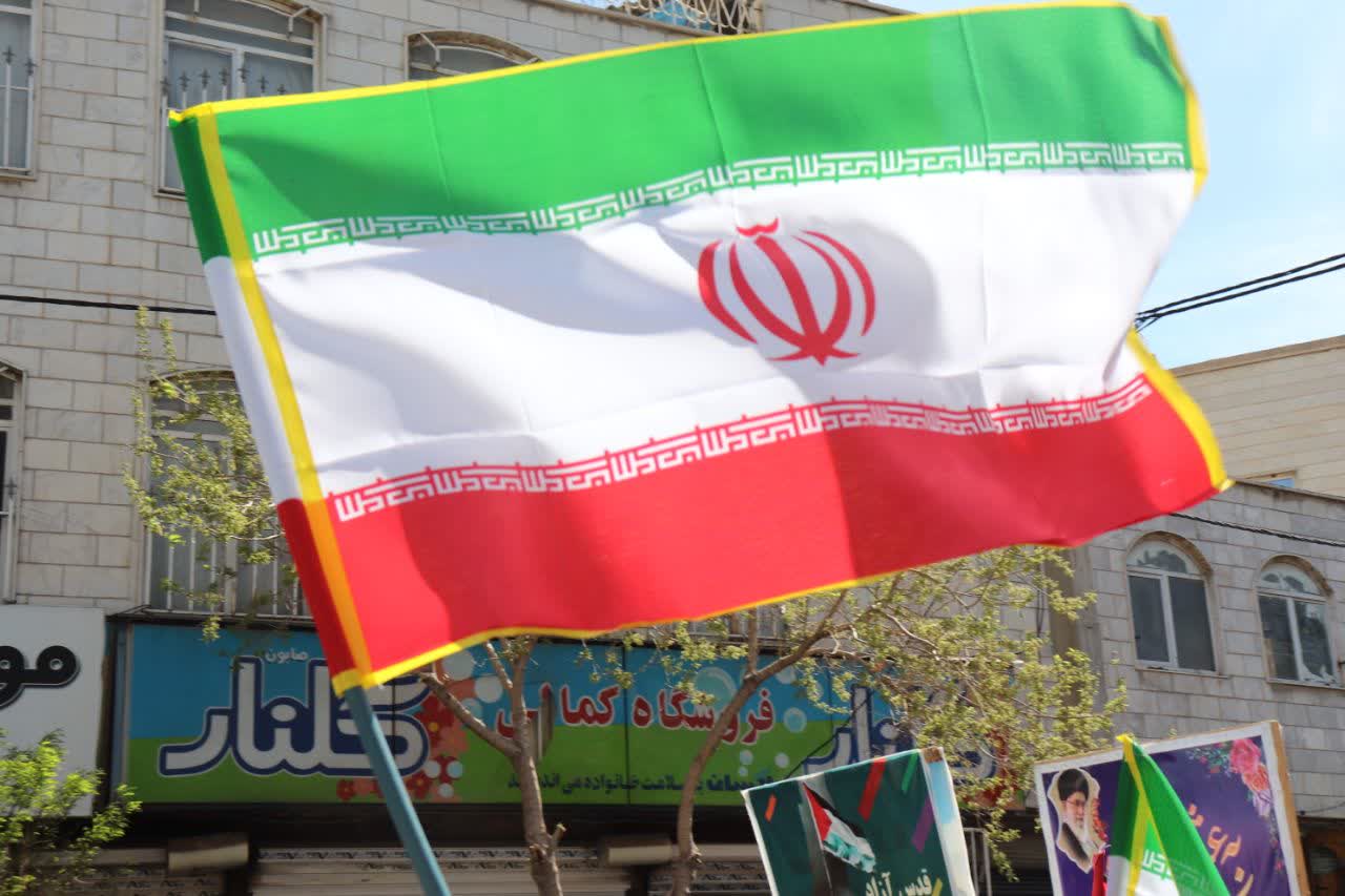 برگزاری راهپیمایی روز جهانی قدس در شهرستان قدس